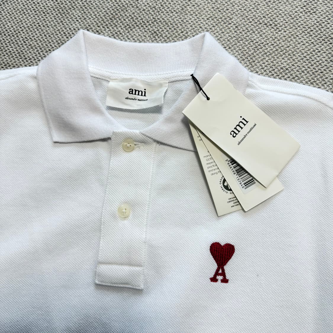 아미 로고 반팔 카라티 상품이미지2