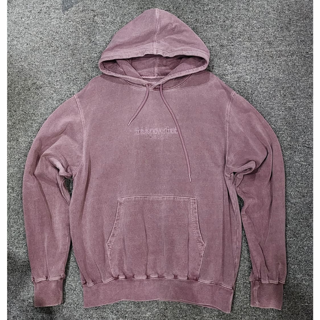 디스이즈네버댓 워시드 피그먼트 후드티 M 상품이미지1