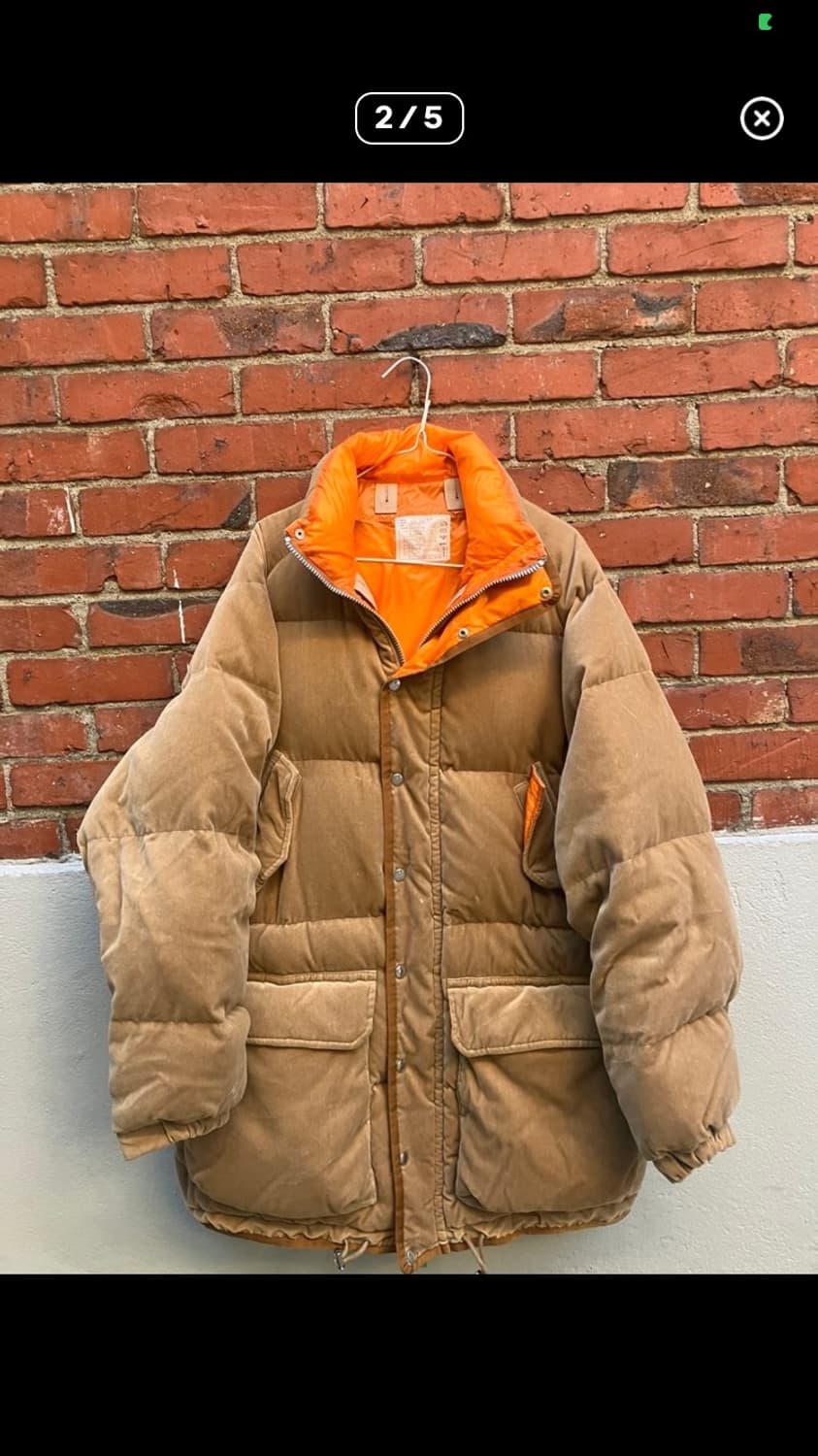 사카이 벨벳 패딩-브라운  상품이미지2