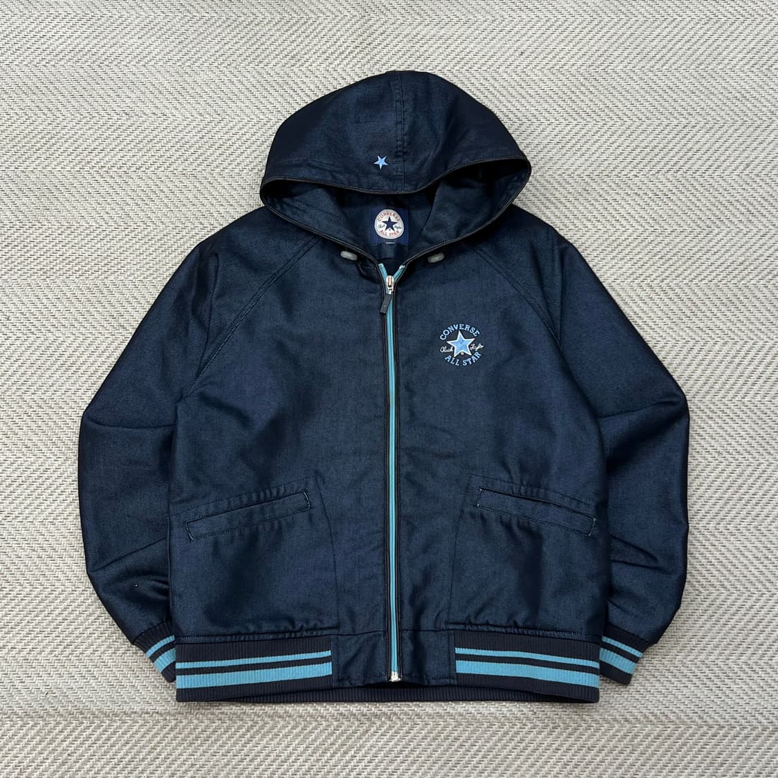 컨버스 데님 후드집업 r3303 상품이미지1