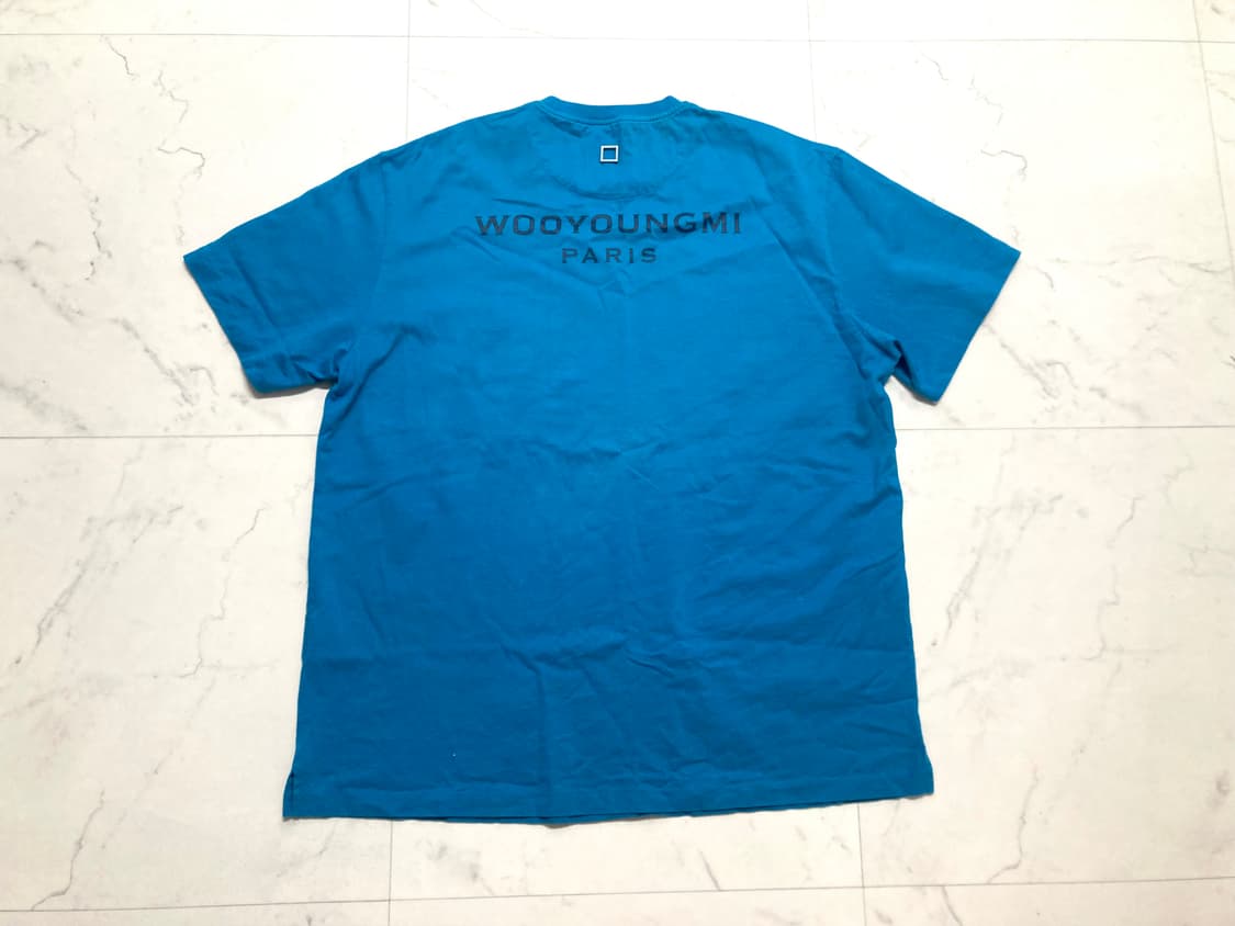 (거의 새것)우영미 23SS 백로고 반팔티 50사이즈, 105-110 상품이미지3