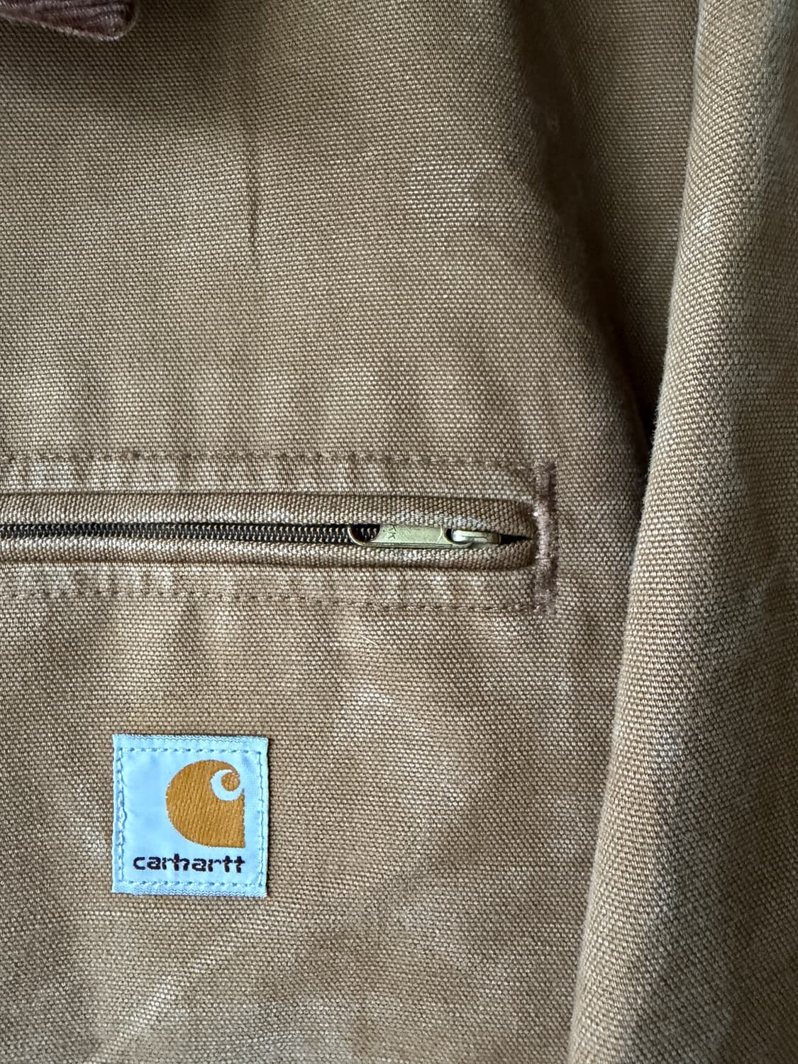 Vintage Carhartt Detroit Jacket Brown 상품이미지6