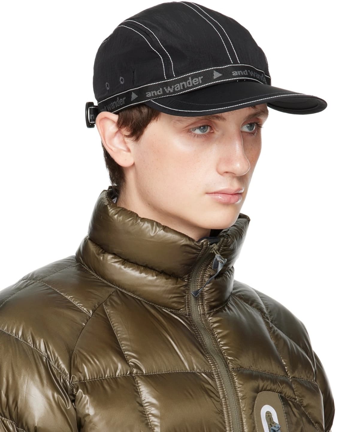 앤드원더 JQ 테이프 캡 모자 (블랙) 상품이미지3