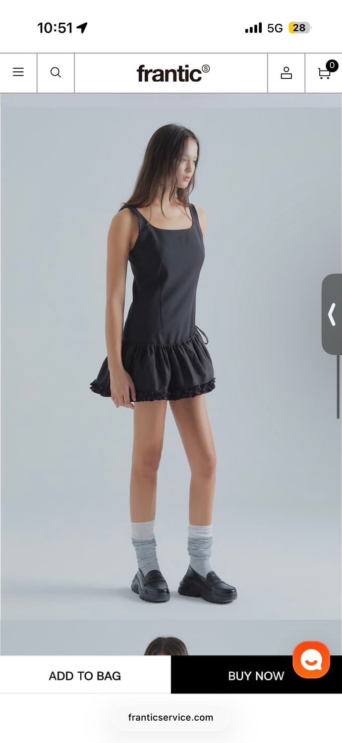 프랜틱서비스  레이어 미니 원피스 상품이미지3