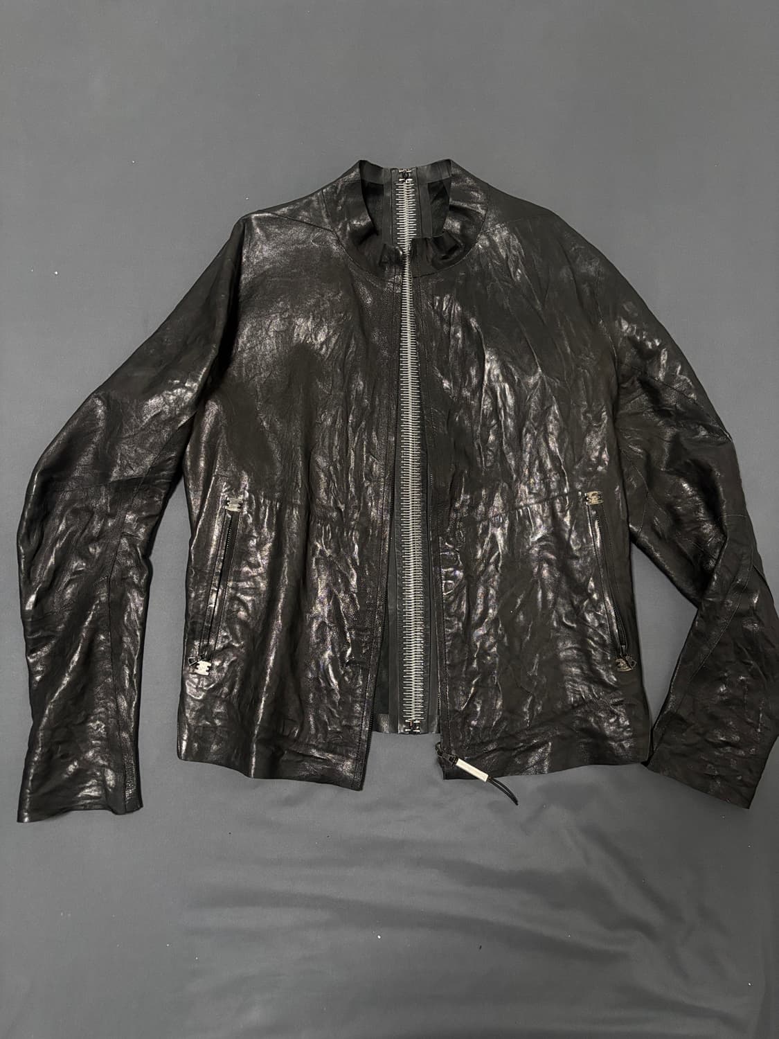 isaac sellam 아이작 셀럼 양 가죽자켓 size L 상품이미지4