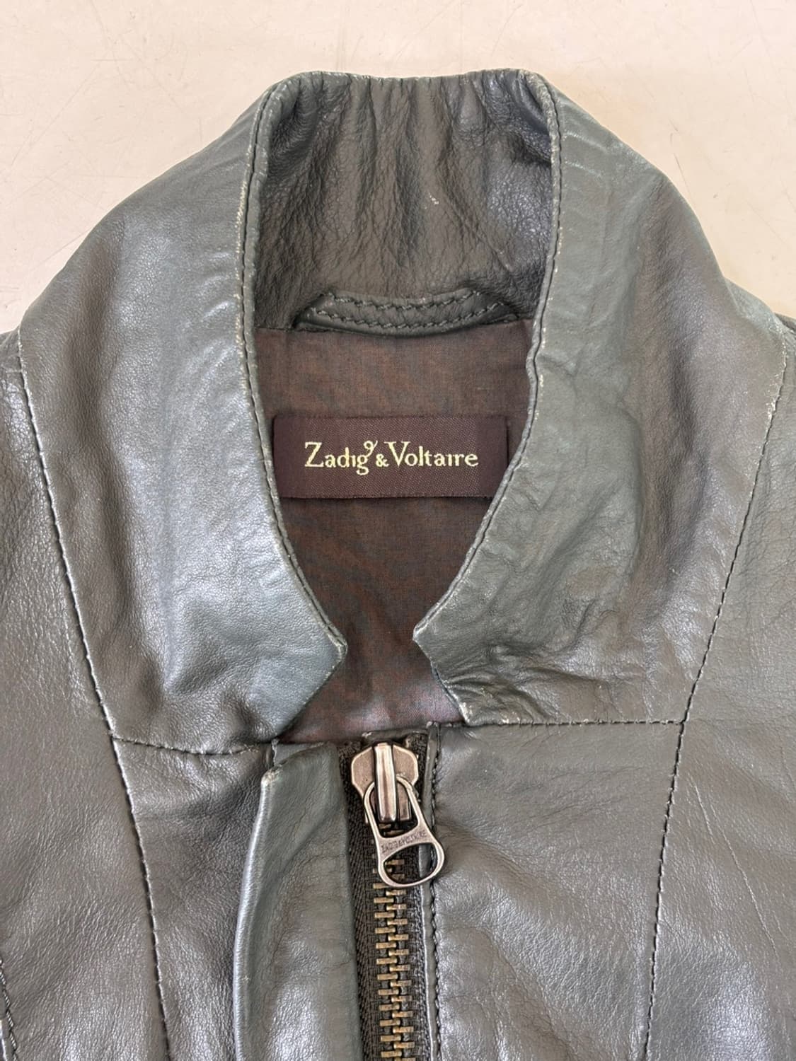 Vintage Zadig&Voltaire Lamb Leather JK 상품이미지4