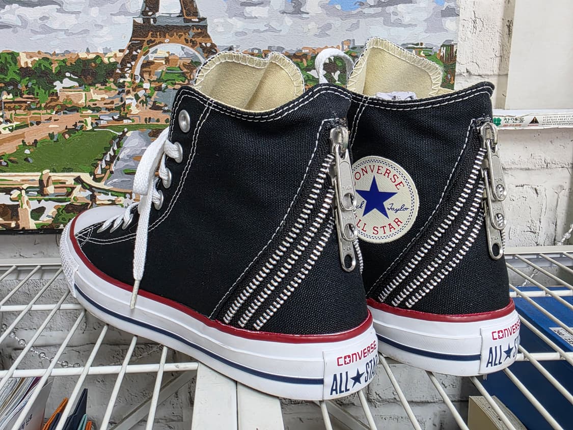 컨버스 지퍼 250 척 테일러 올스타 하이 백지퍼 여성스니커즈 HD37 상품이미지5