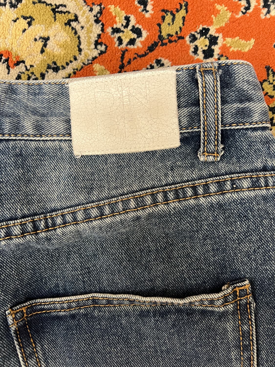 [M] DNSR 시그니처 플레어 부츠컷 데님 팬츠 연청 상품이미지4