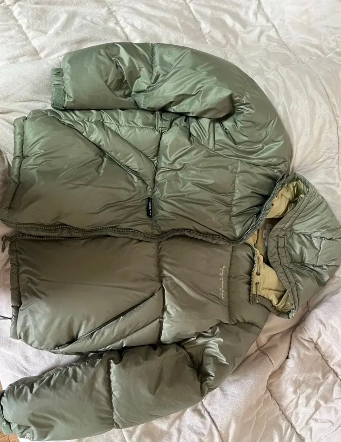 디스이즈네버댓 그린 후드 패딩 상품이미지1