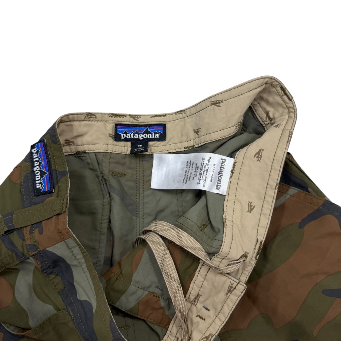 파타고니아 빈티지 밀리터리 카모 쇼츠 반바지 28 상품이미지4
