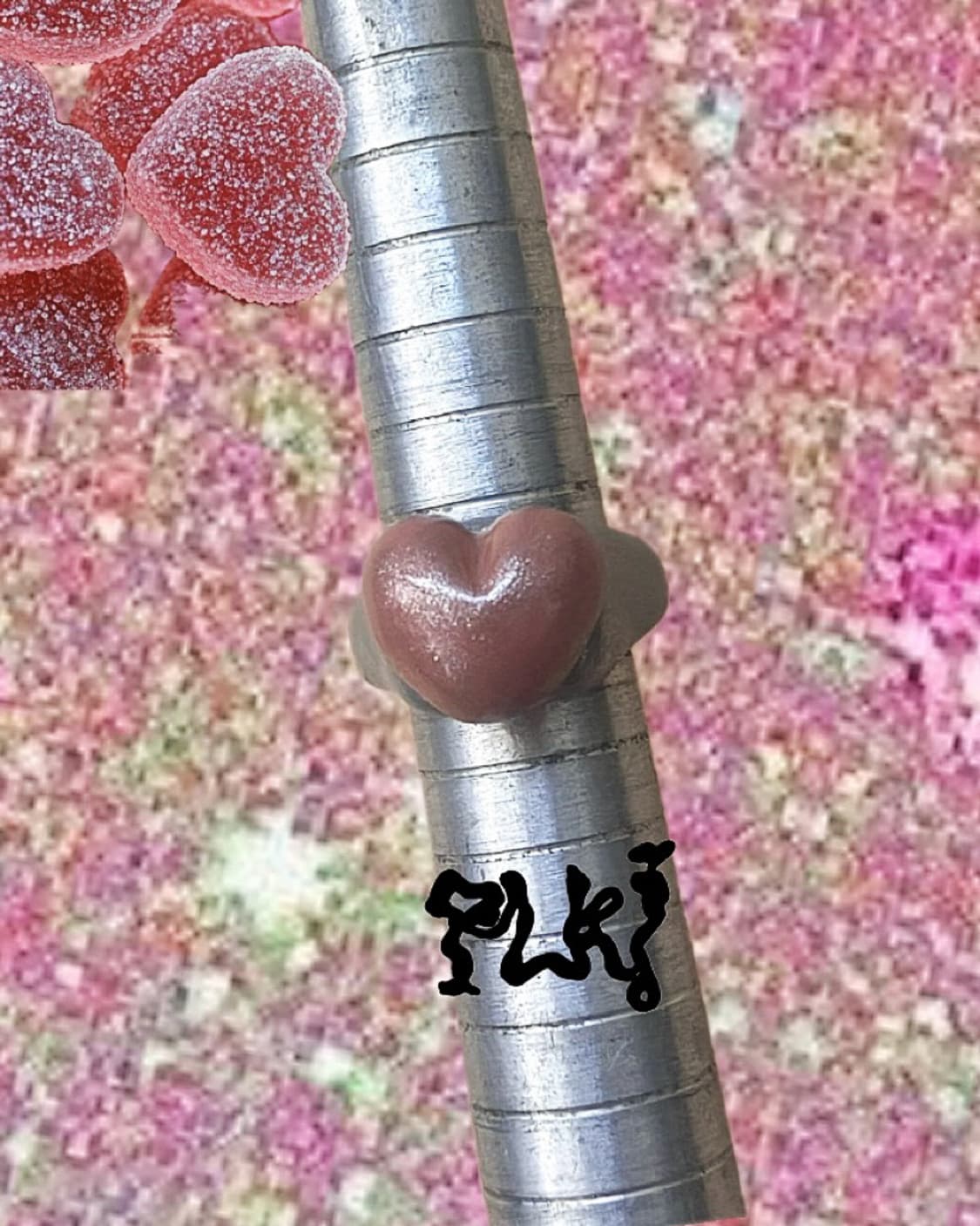 핸드메이드 스퀘어 반지 | 하트구미 스퀘어 실버 반지 | 하트반지   상품이미지8