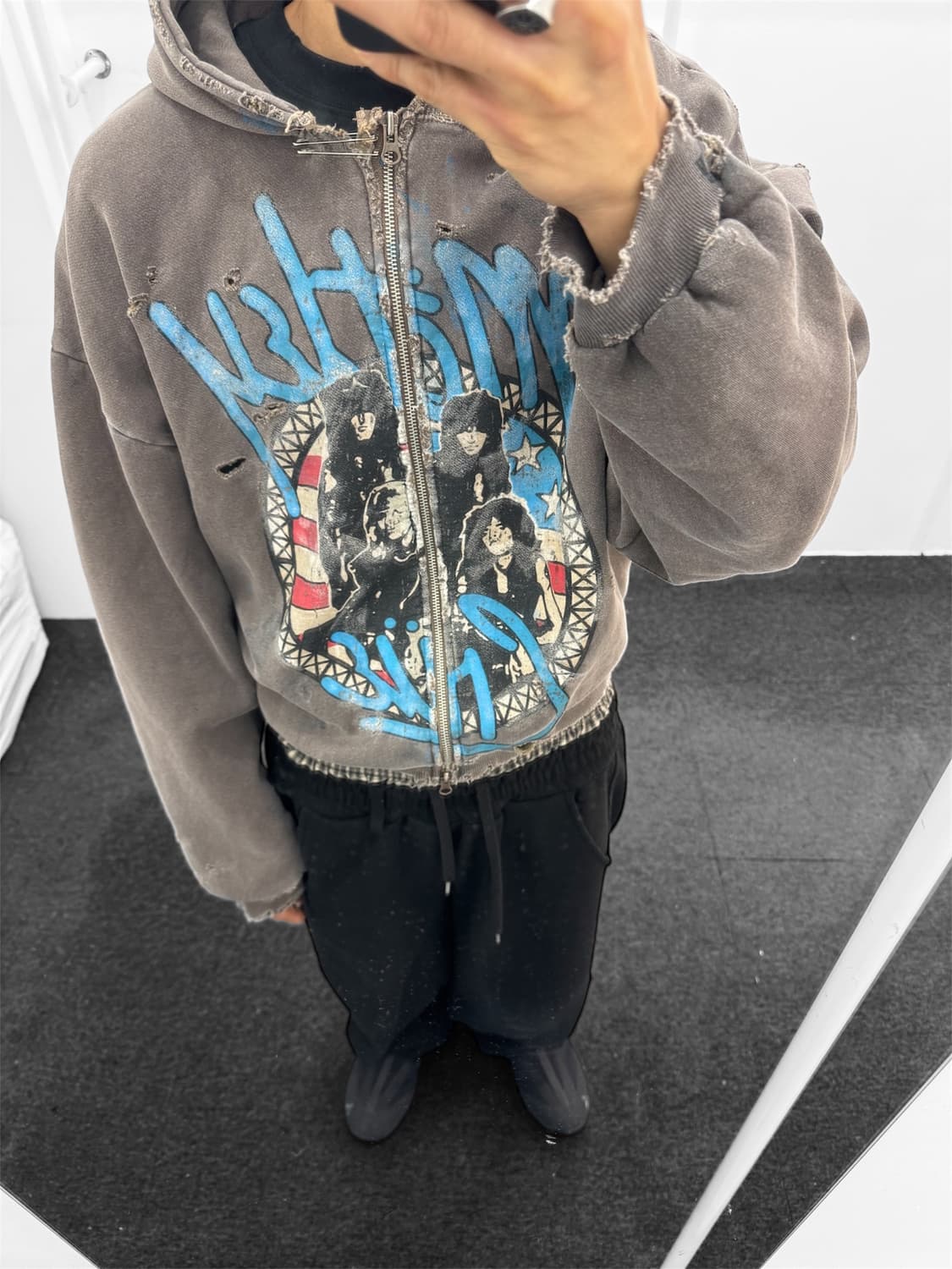 빈티지 후드집업(기모) 상품이미지10