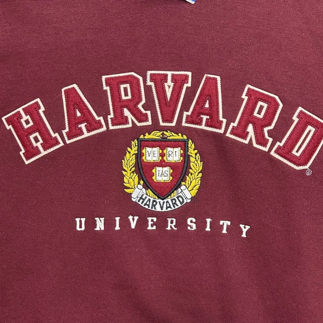 새상품 챔피온 버건디 하버드 컬라지 기모 후드티 L 상품이미지2