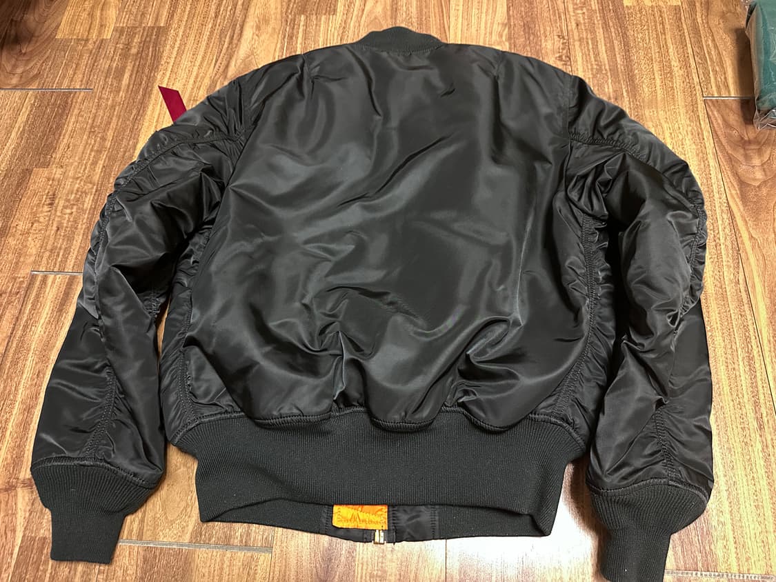 M 알파인더스트리 ma-1 블랙 상품이미지2