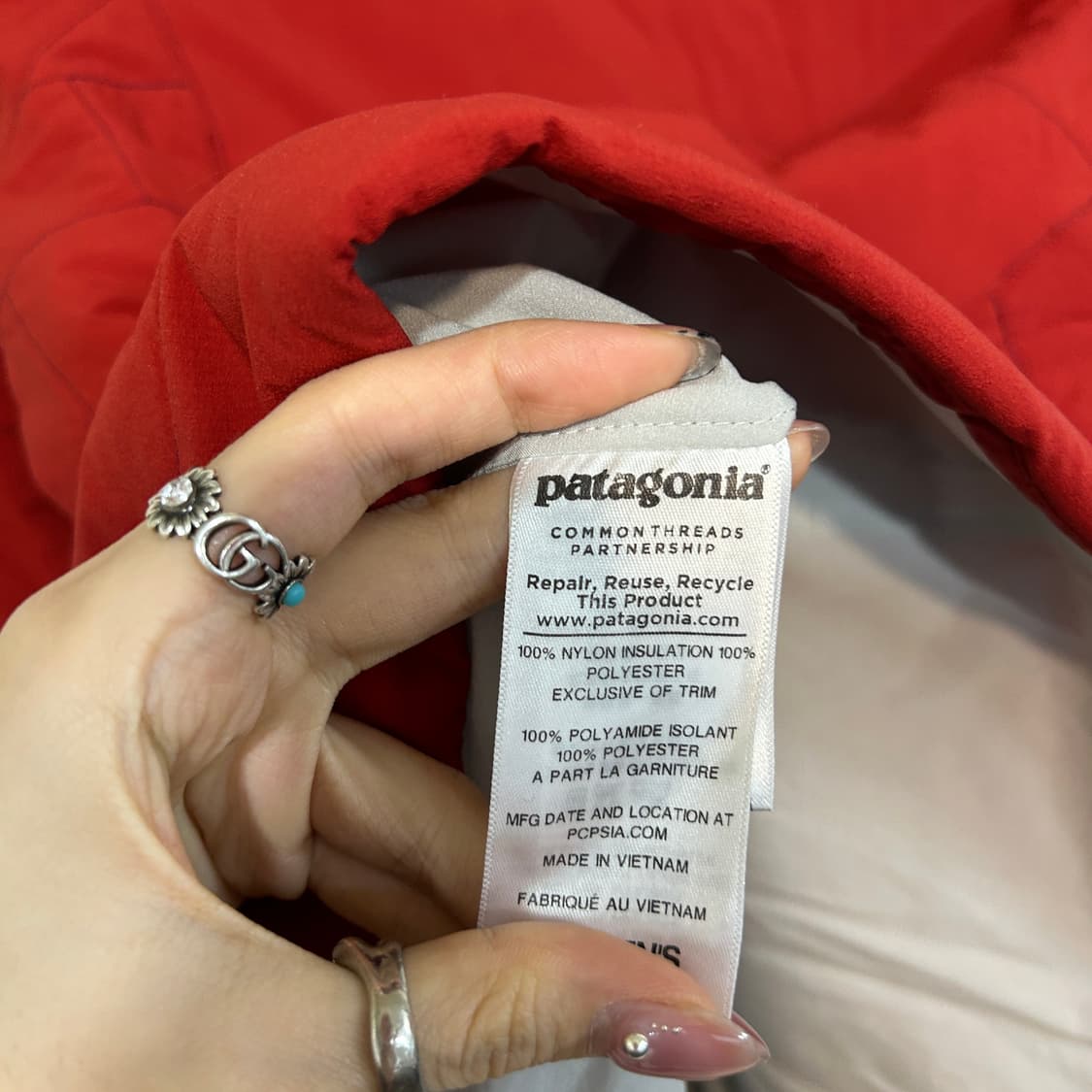 파타고니아 여성 패딩 자켓 S 상품이미지4