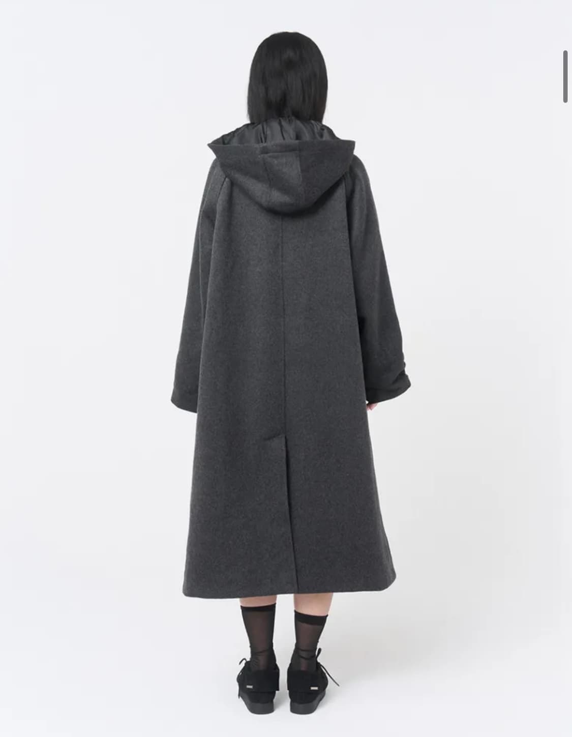 미세키서울 더플코트 차콜 상품이미지3