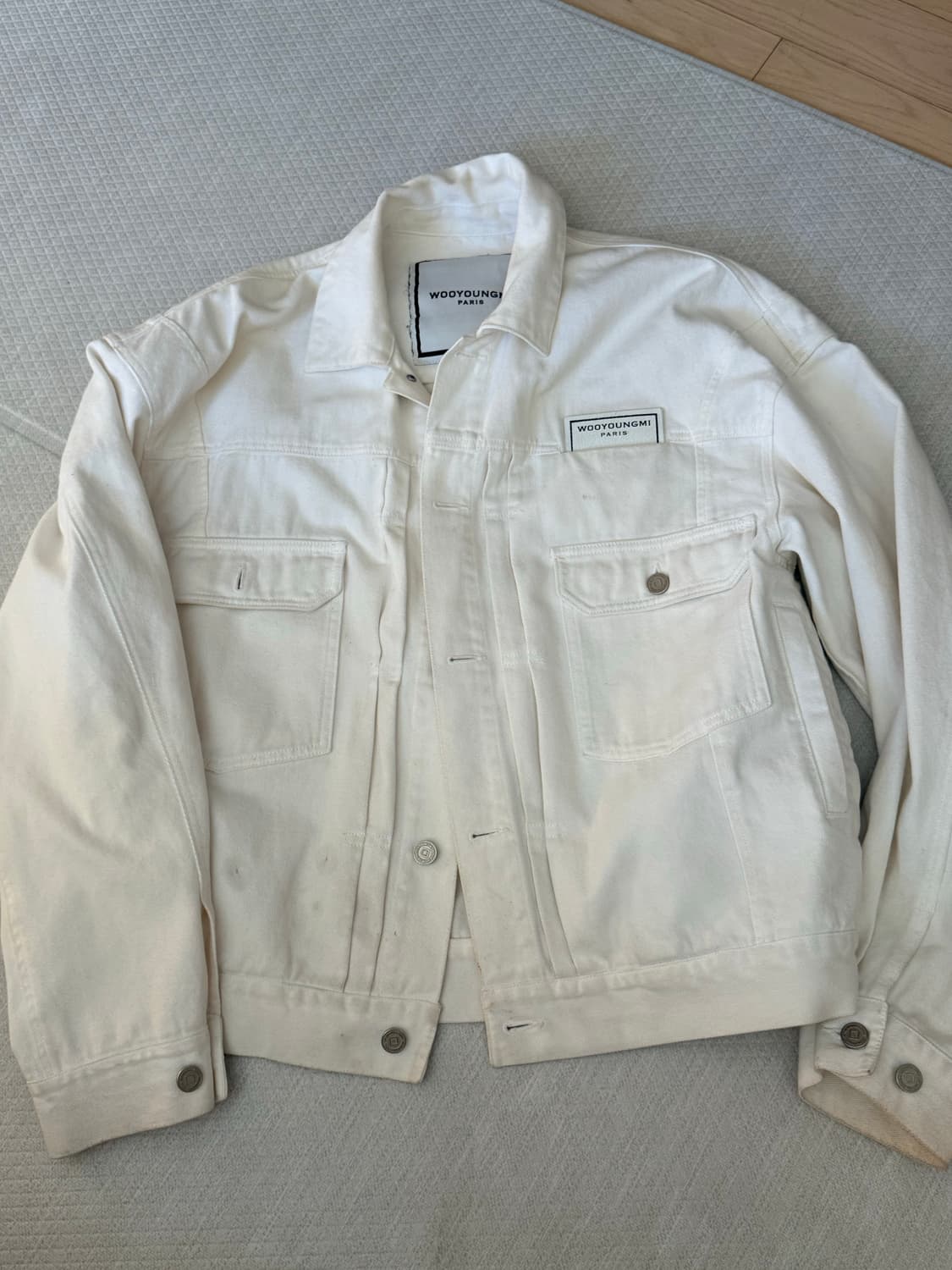 우영미 데님 트러커 재킷 50 상품이미지2