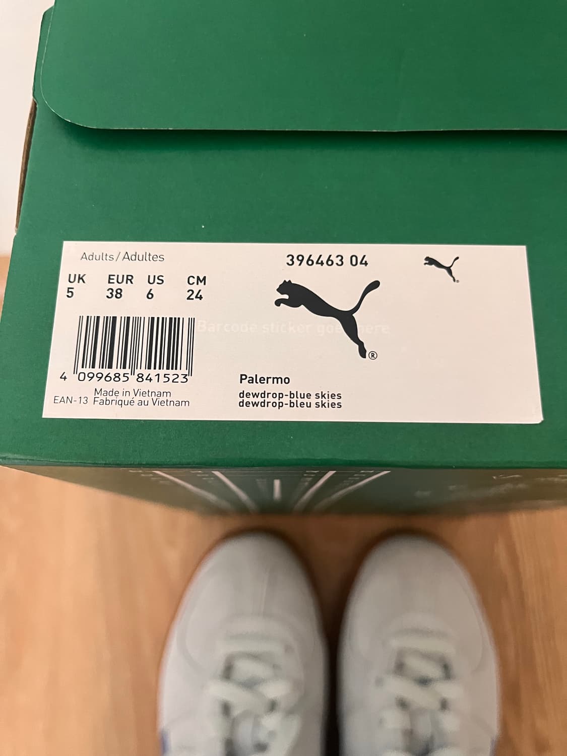 Puma Palermo_푸마 팔레르모 듀드롭 블루 스웨이드 스니커_240 상품이미지8