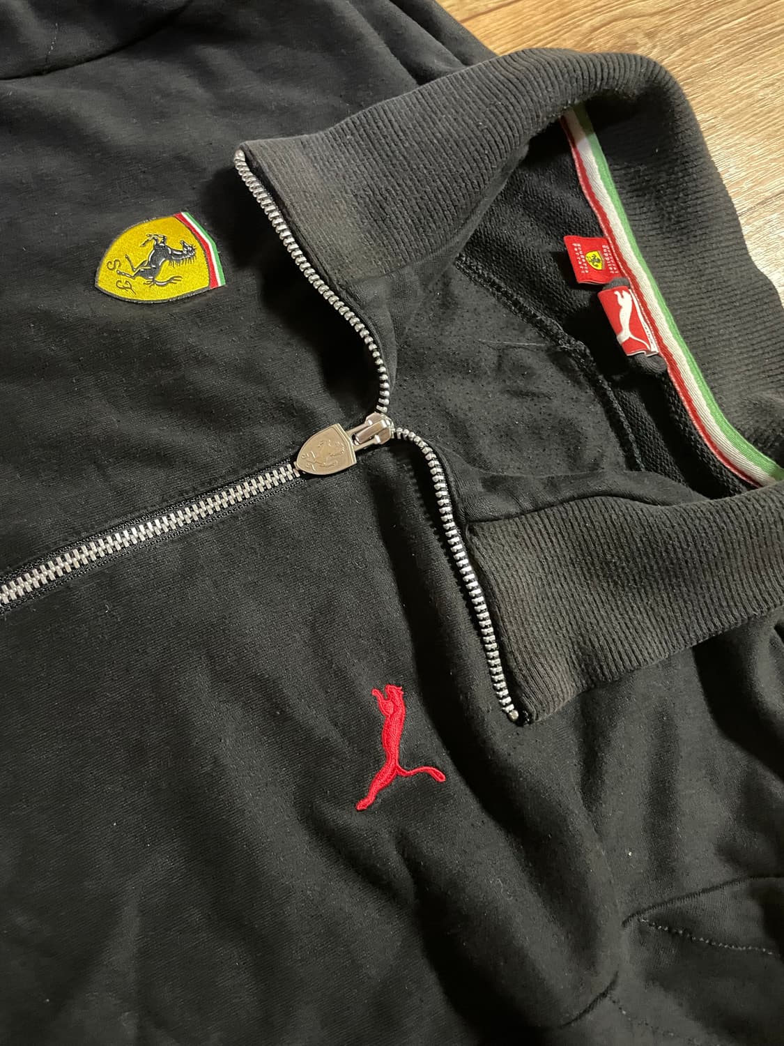 puma 푸마 페라리 블랙 트랙탑 져지 L 자켓 퓨마 상품이미지3