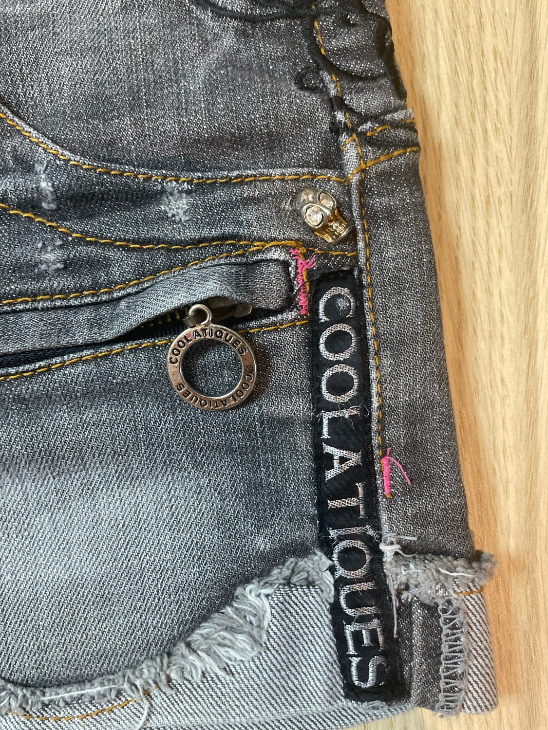 y2k 타투 핫팬츠 상품이미지3