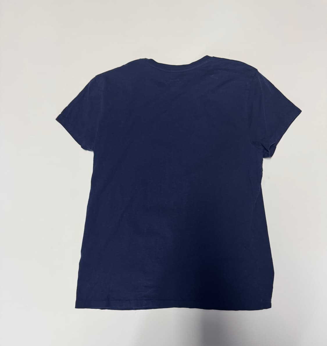 정품 인증! 여성 폴로 랄프로렌 베이직 반팔 티셔츠 네이비 상품이미지2