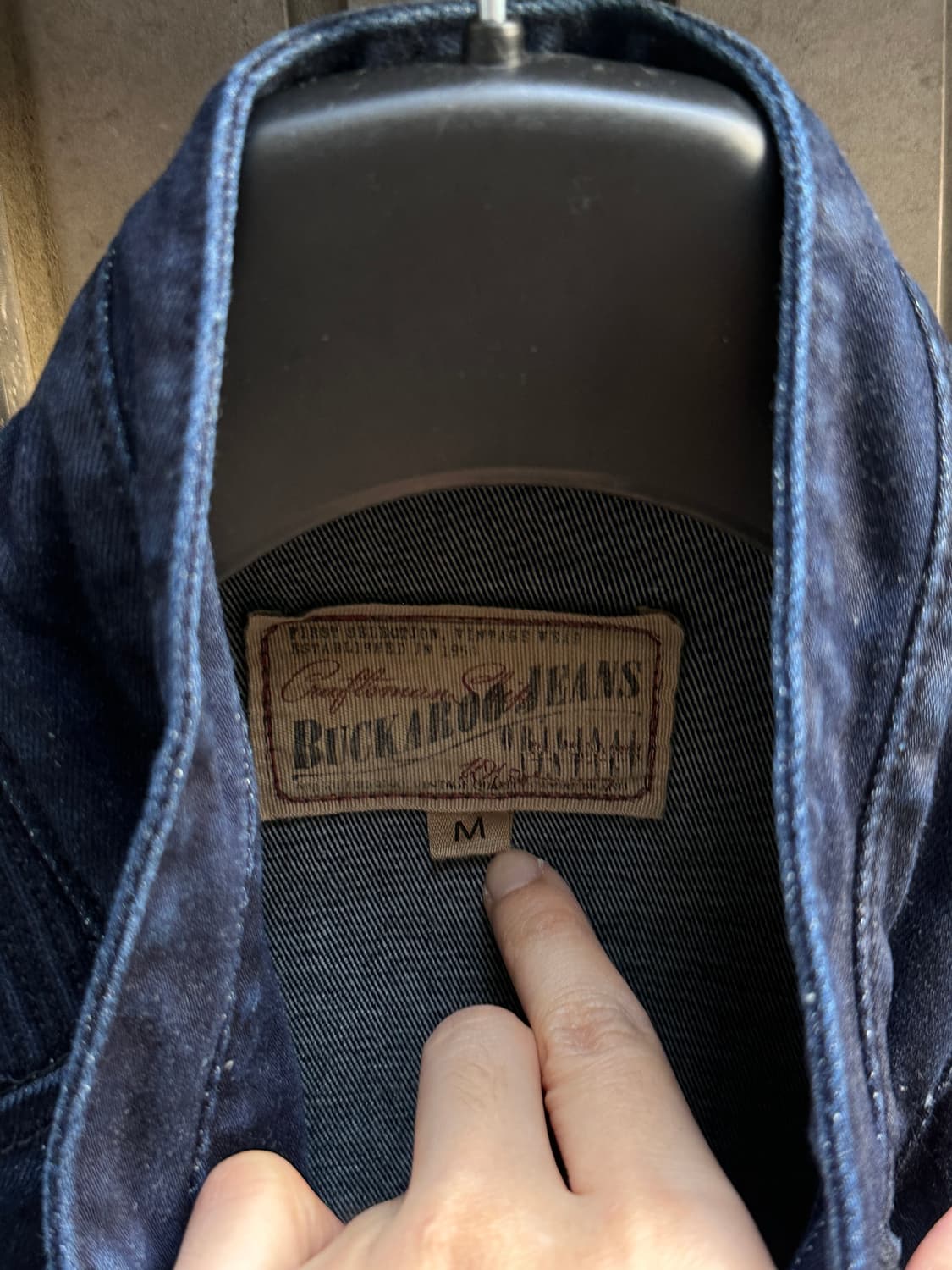 BUCKAROO indigo biker jacket 상품이미지5