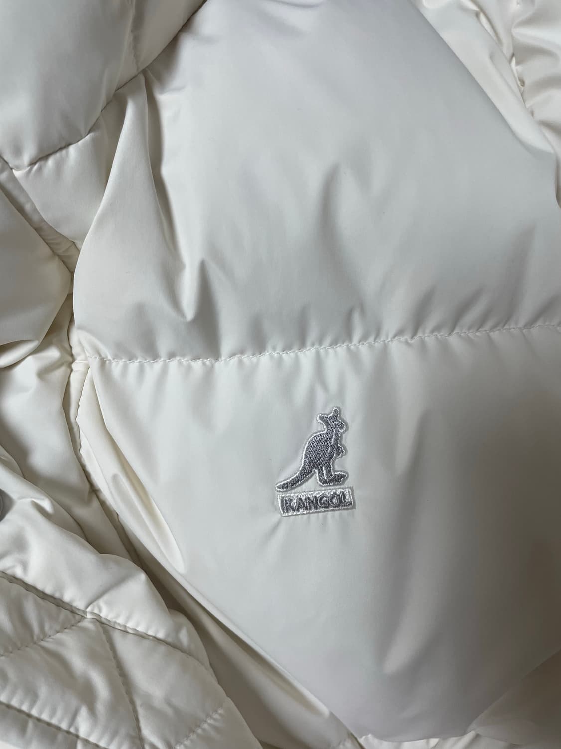 캉골 화이트 패딩 M 상품이미지3
