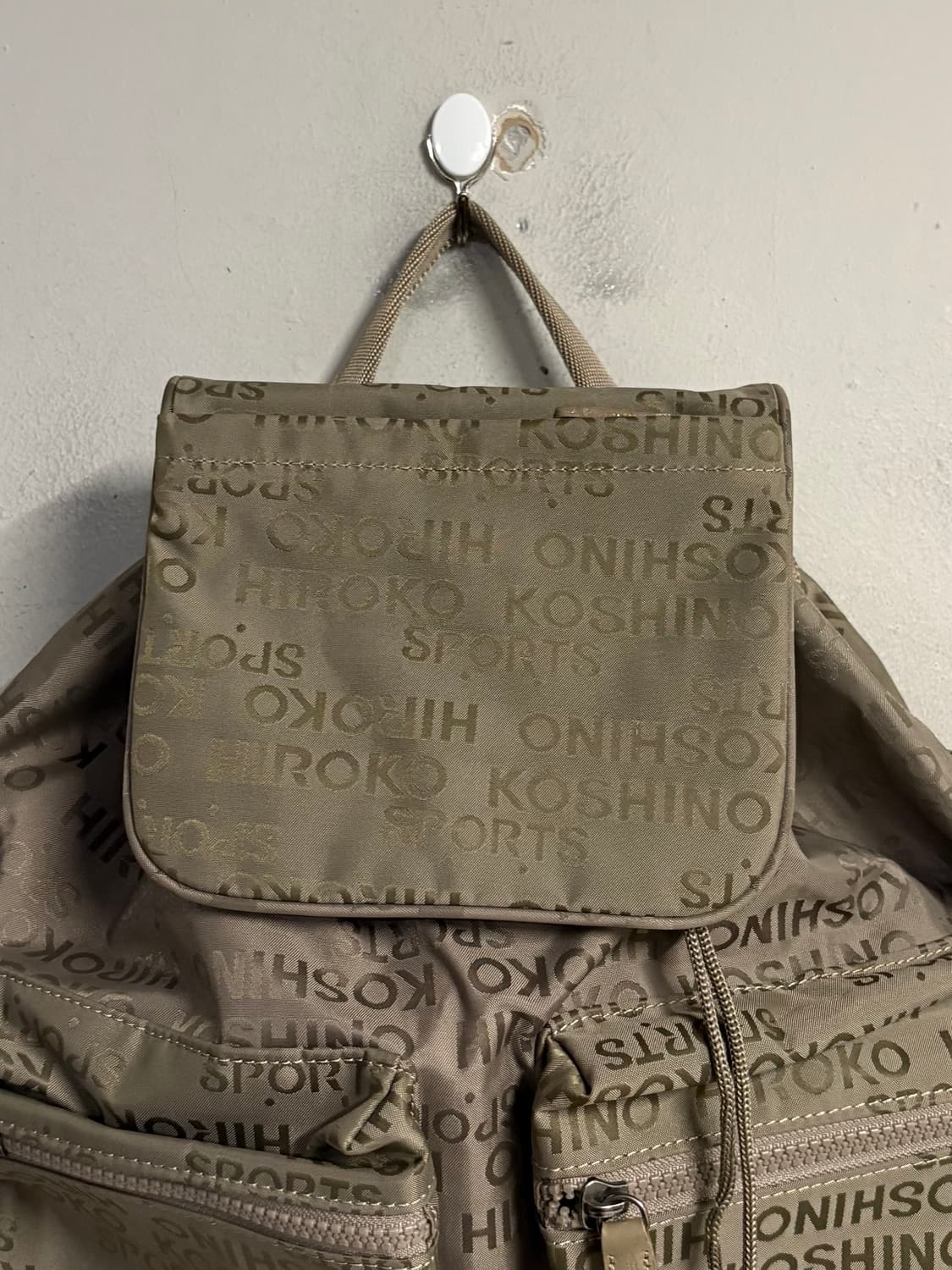 HIROKO KOSHINO SPORTS logo nylon backpac 상품이미지2