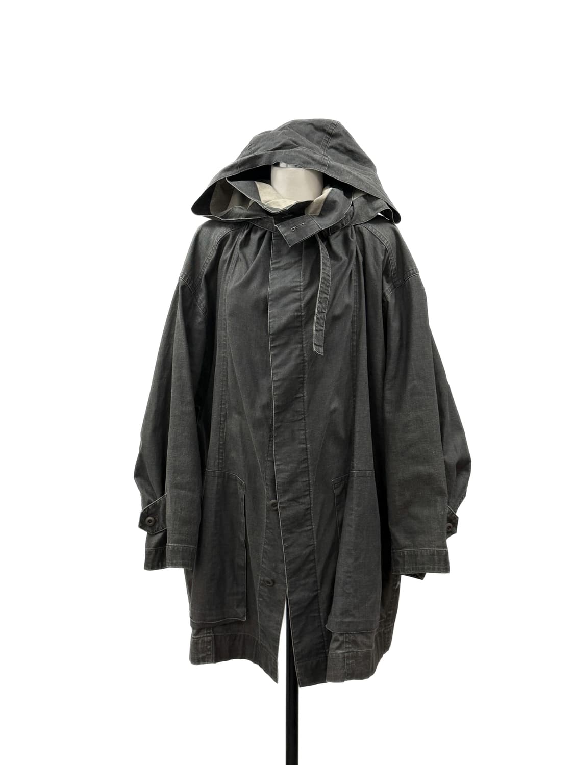 이세이미야케 맨 아카이브 하이넥 후디드 코트 상품이미지1