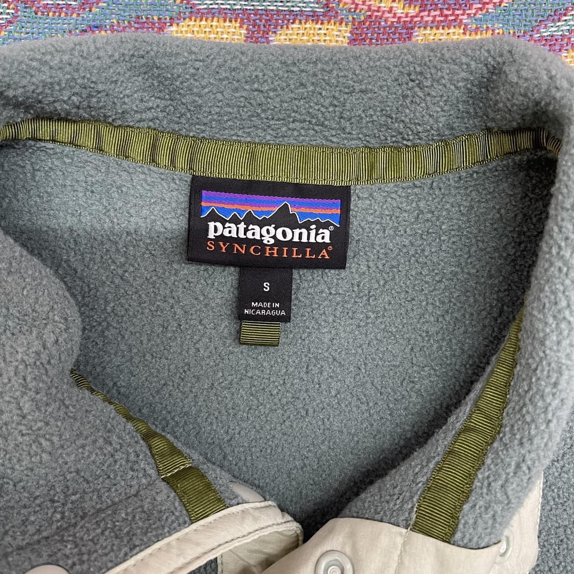 10s 파타고니아 신칠라 스냅-T 그레이/스카이블루 상품이미지3