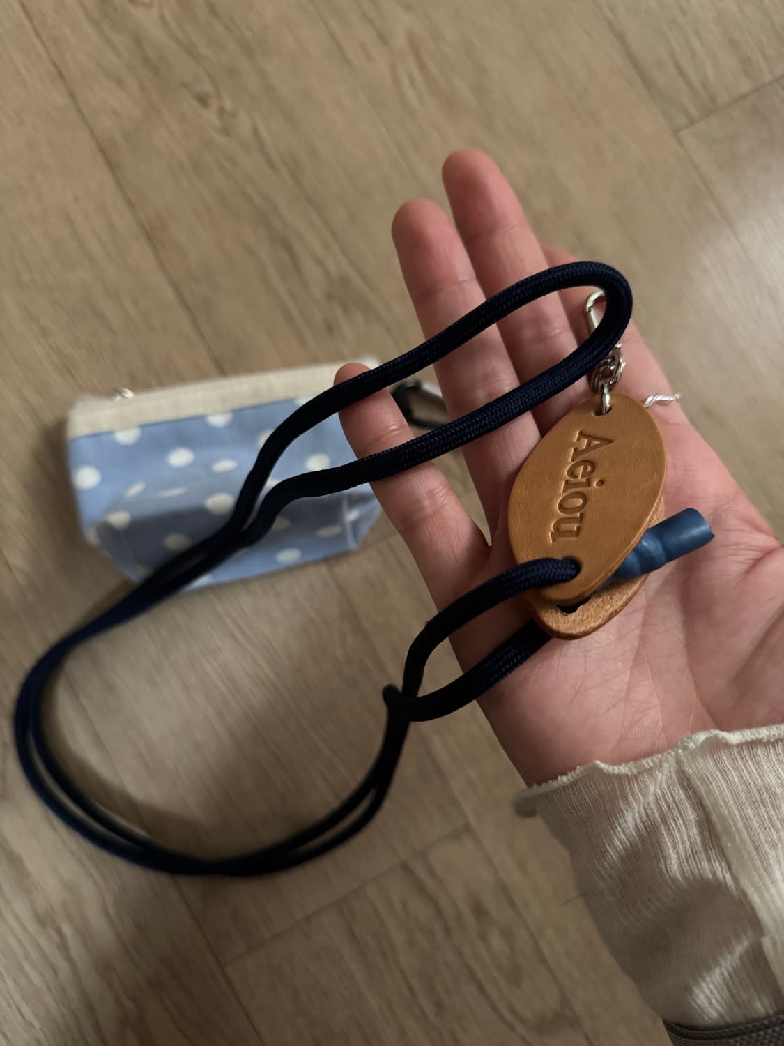 아에이오우 aeiou nylon strap L + 도트 파우치 S 상품이미지5