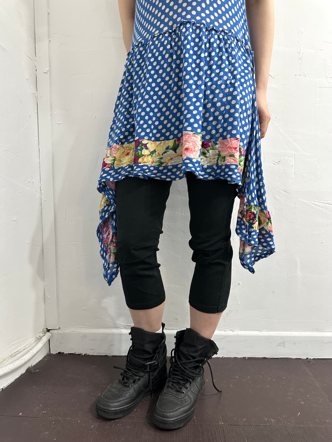 black cotton capri pants 상품이미지2