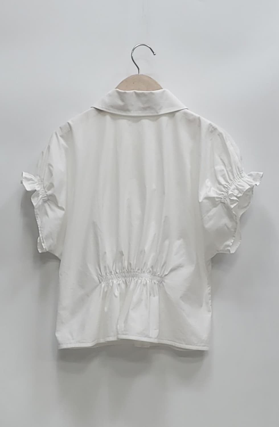 COS 21SS 코스 퍼프 슬리브 블라우스 셔츠 / 여 EUR34 화이트 상품이미지2
