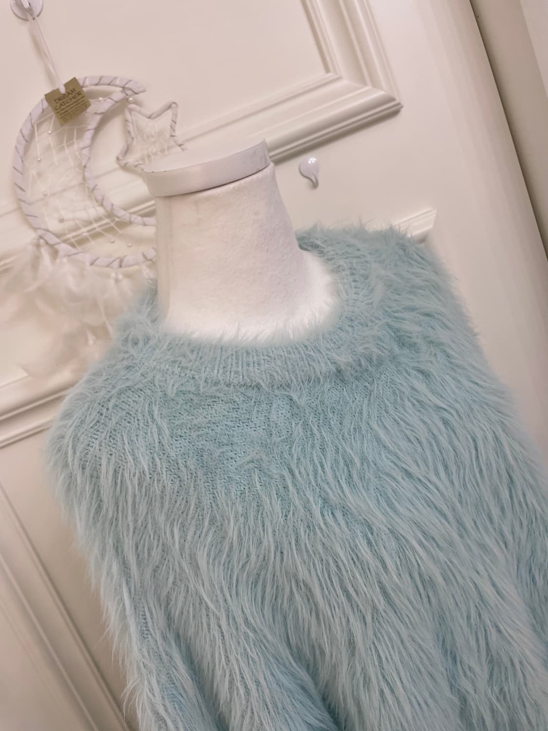 mint shaggy winter sweater(size-F) 상품이미지7