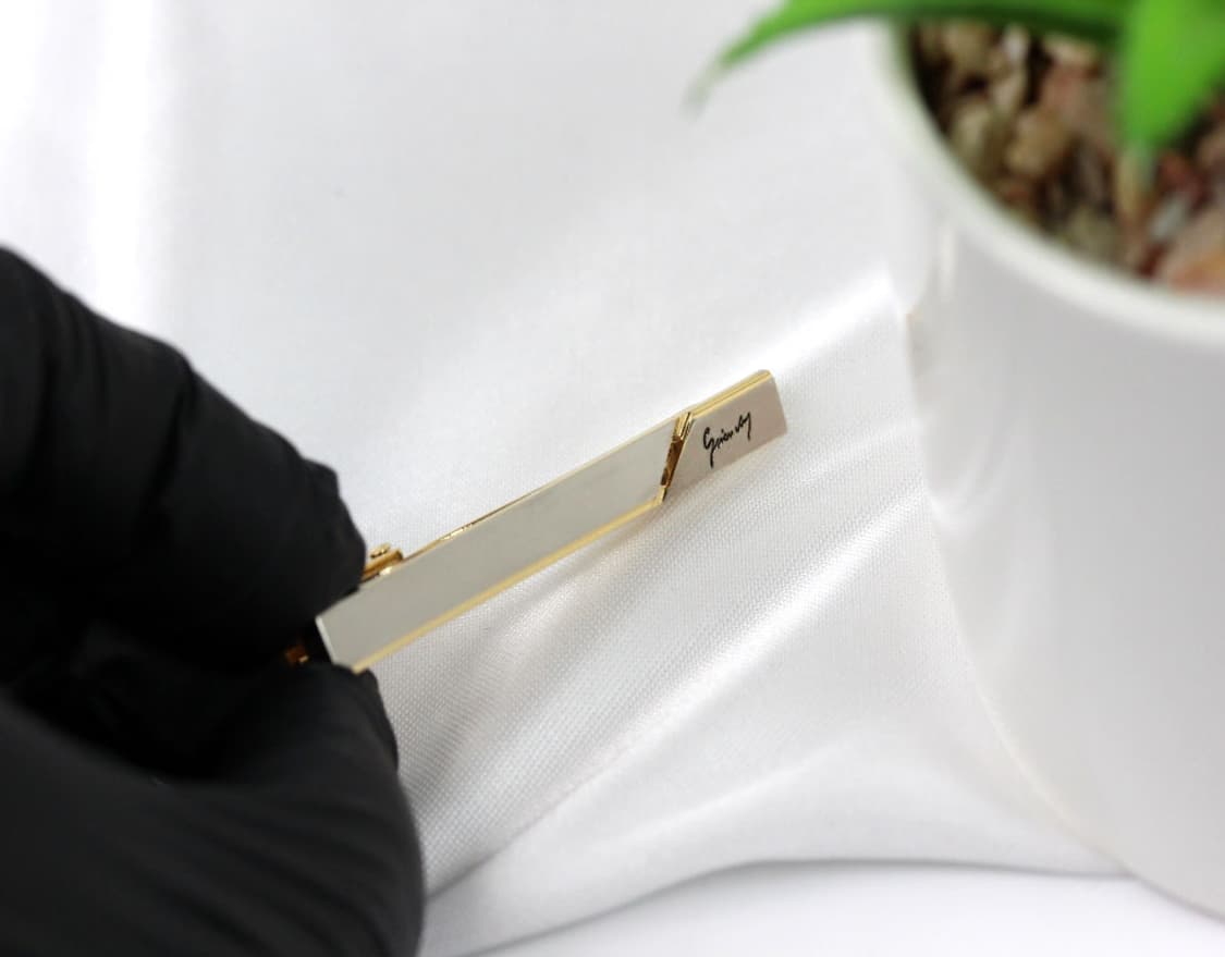 지방시 B+등급 5.1cm 남자 명품 넥타이핀 상품이미지4