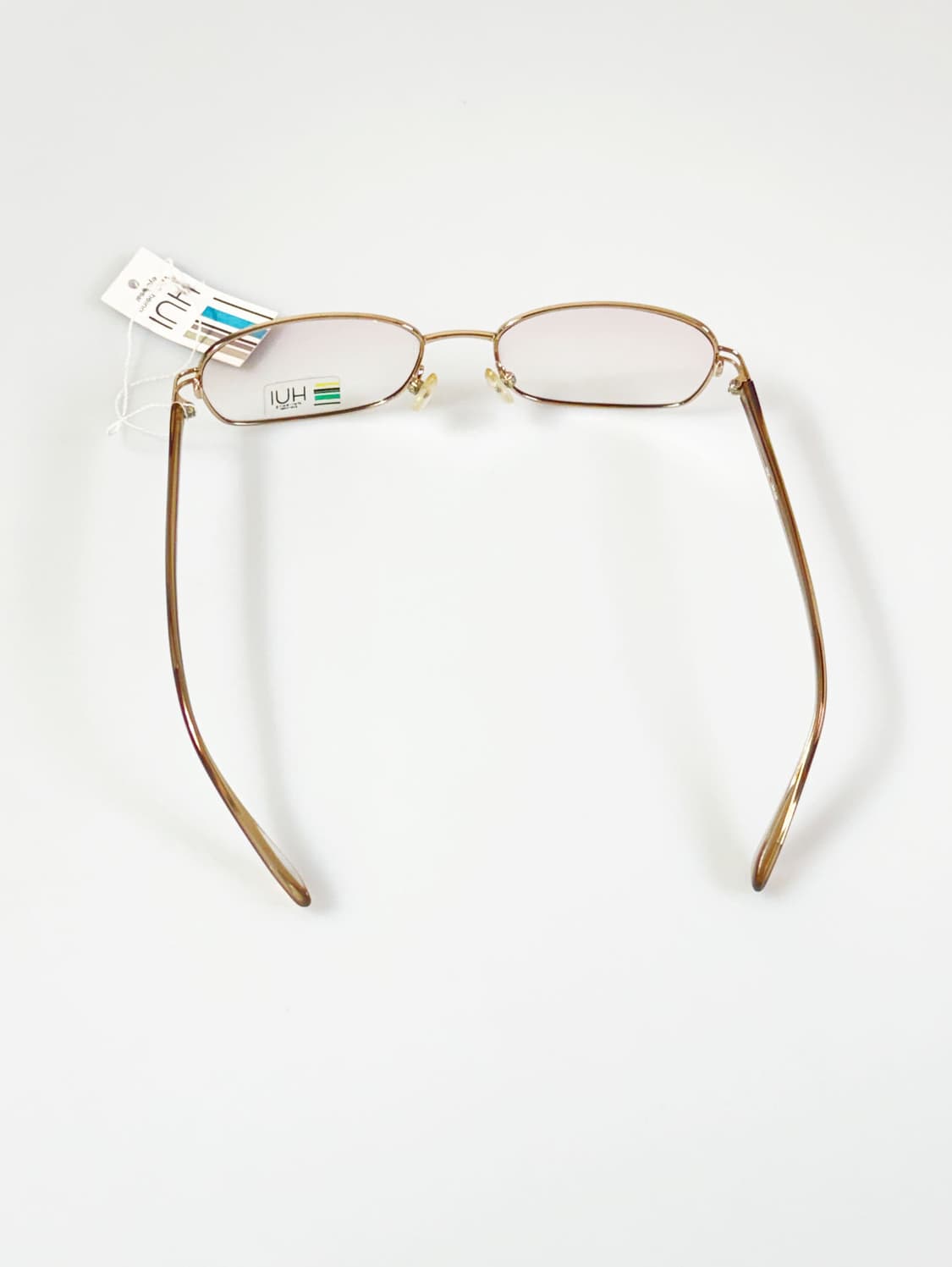 HUI 슬림 스퀘어 메탈 프레임 빈티지 안경 상품이미지5