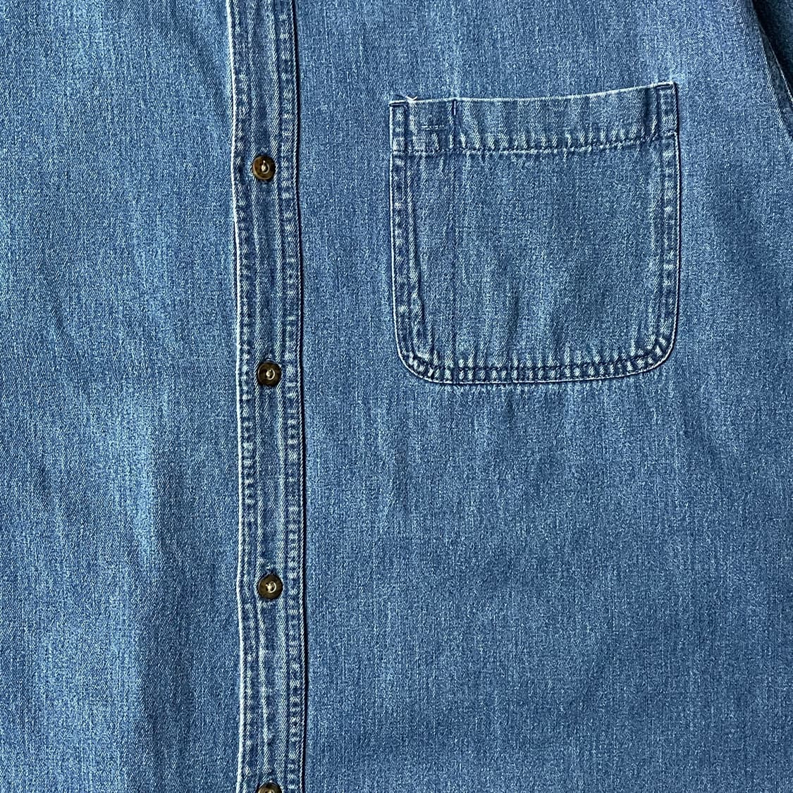 FADED GLORY 빈티지 코튼 데님 셔츠 A00459 상품이미지4