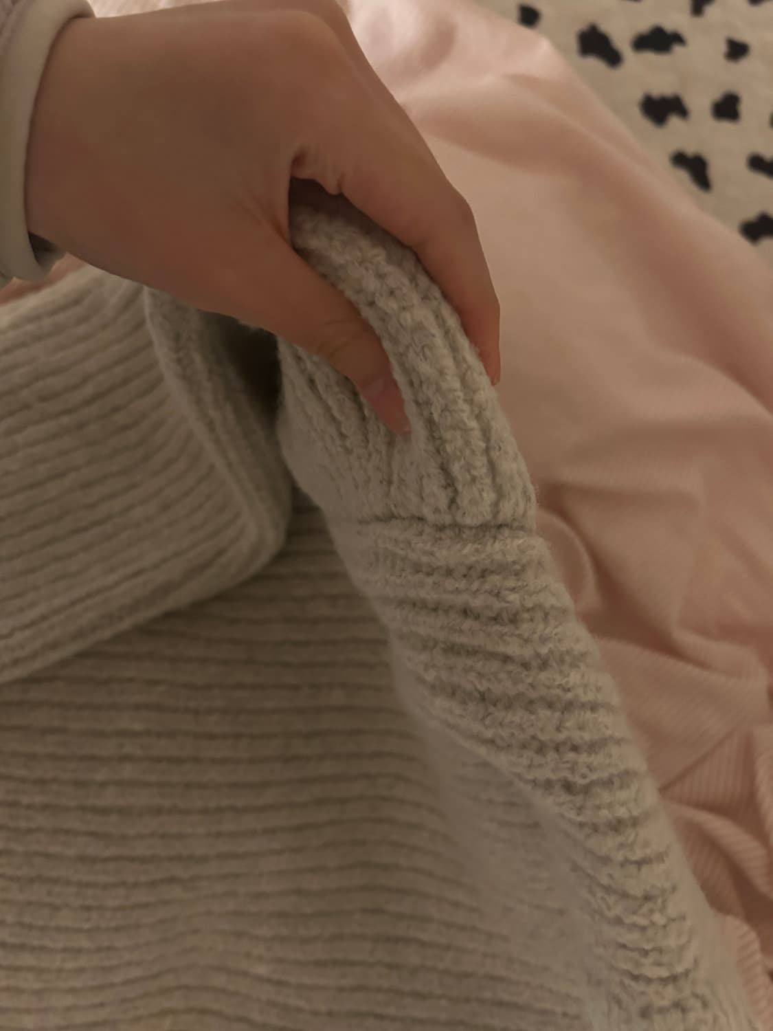 (절판,새상품) 낫띵리튼 울스웨터니트 그레이 상품이미지5