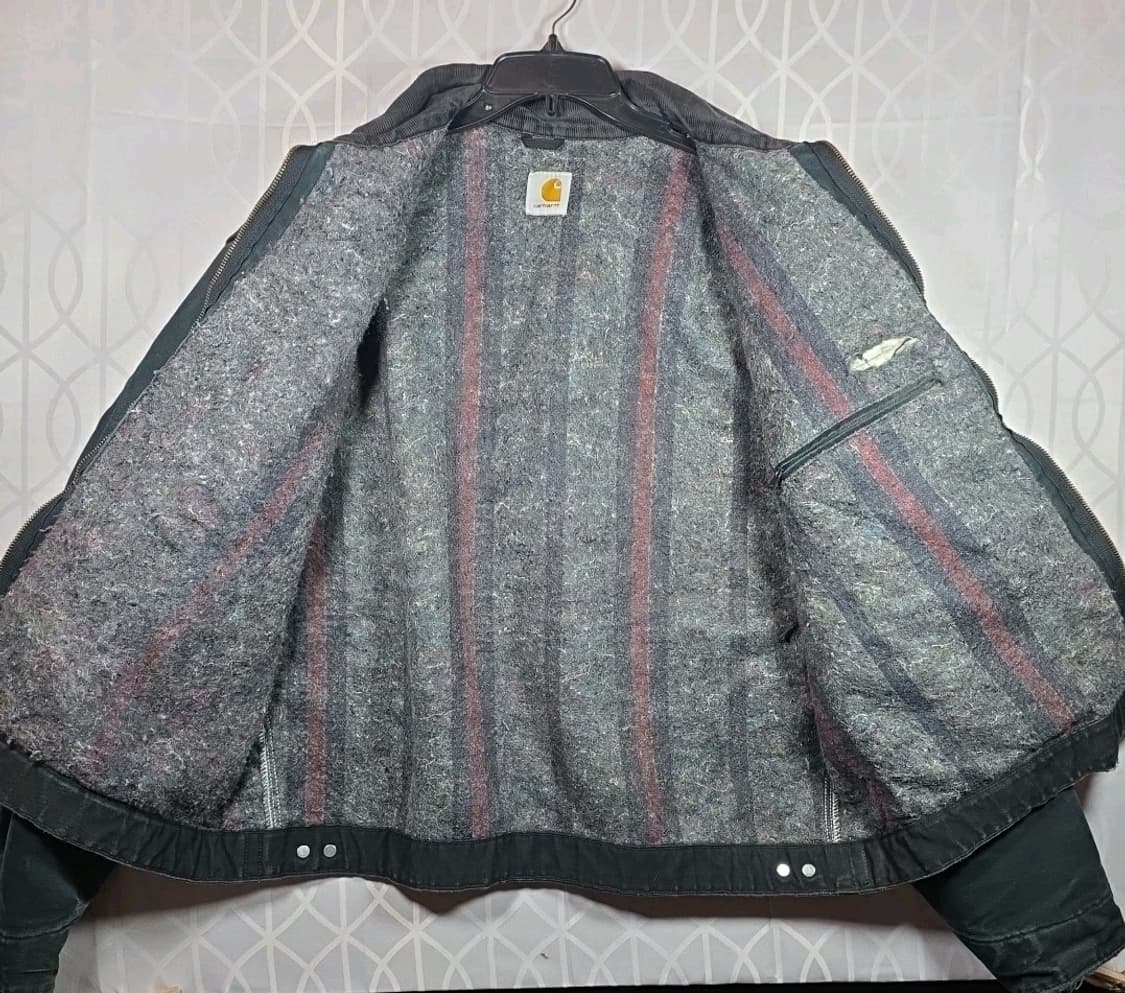 칼하트 J01 디트로이트 자켓 블랙 상품이미지4