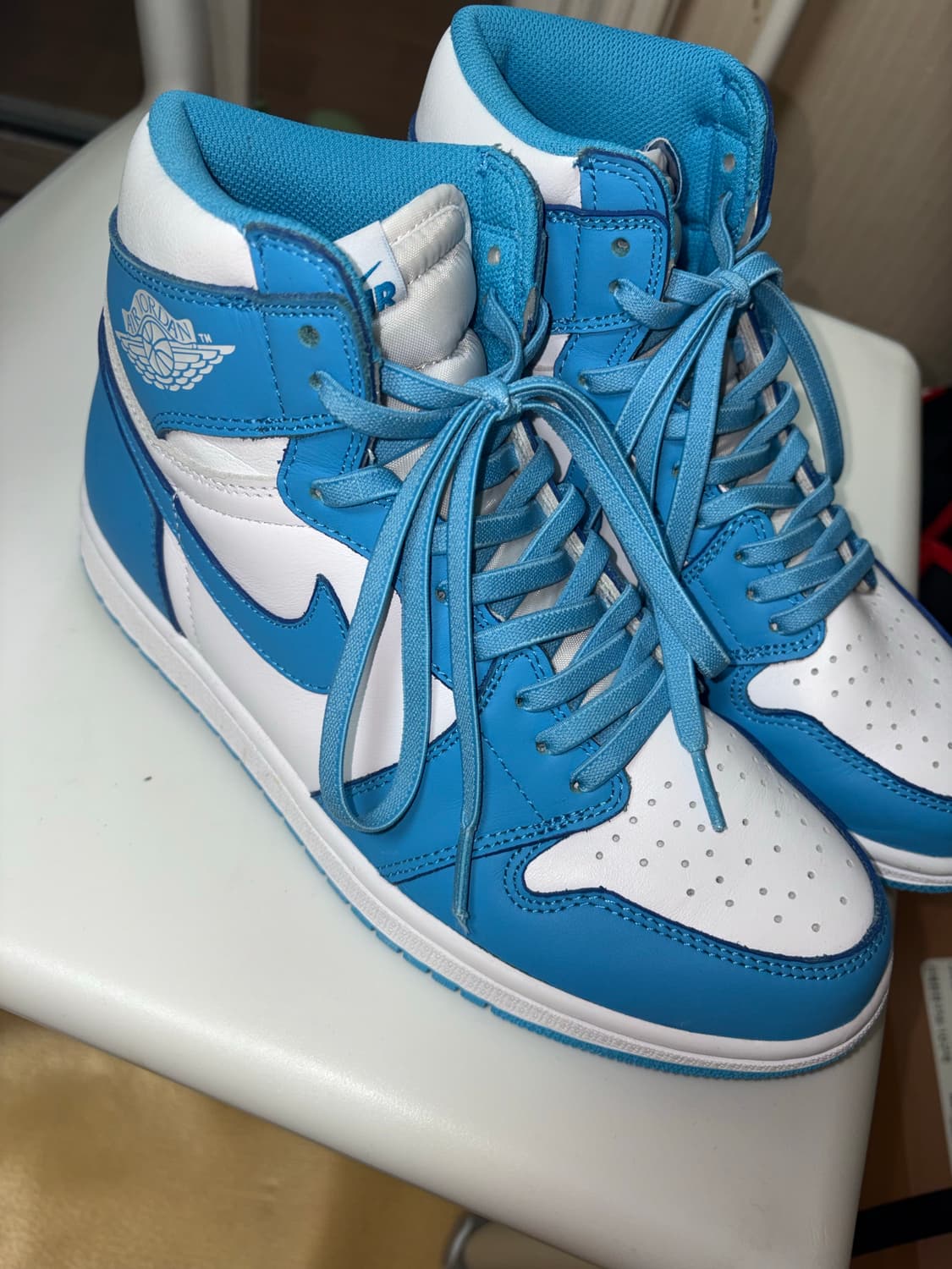 새상품[265]조던1 하이  UNC 상품이미지2