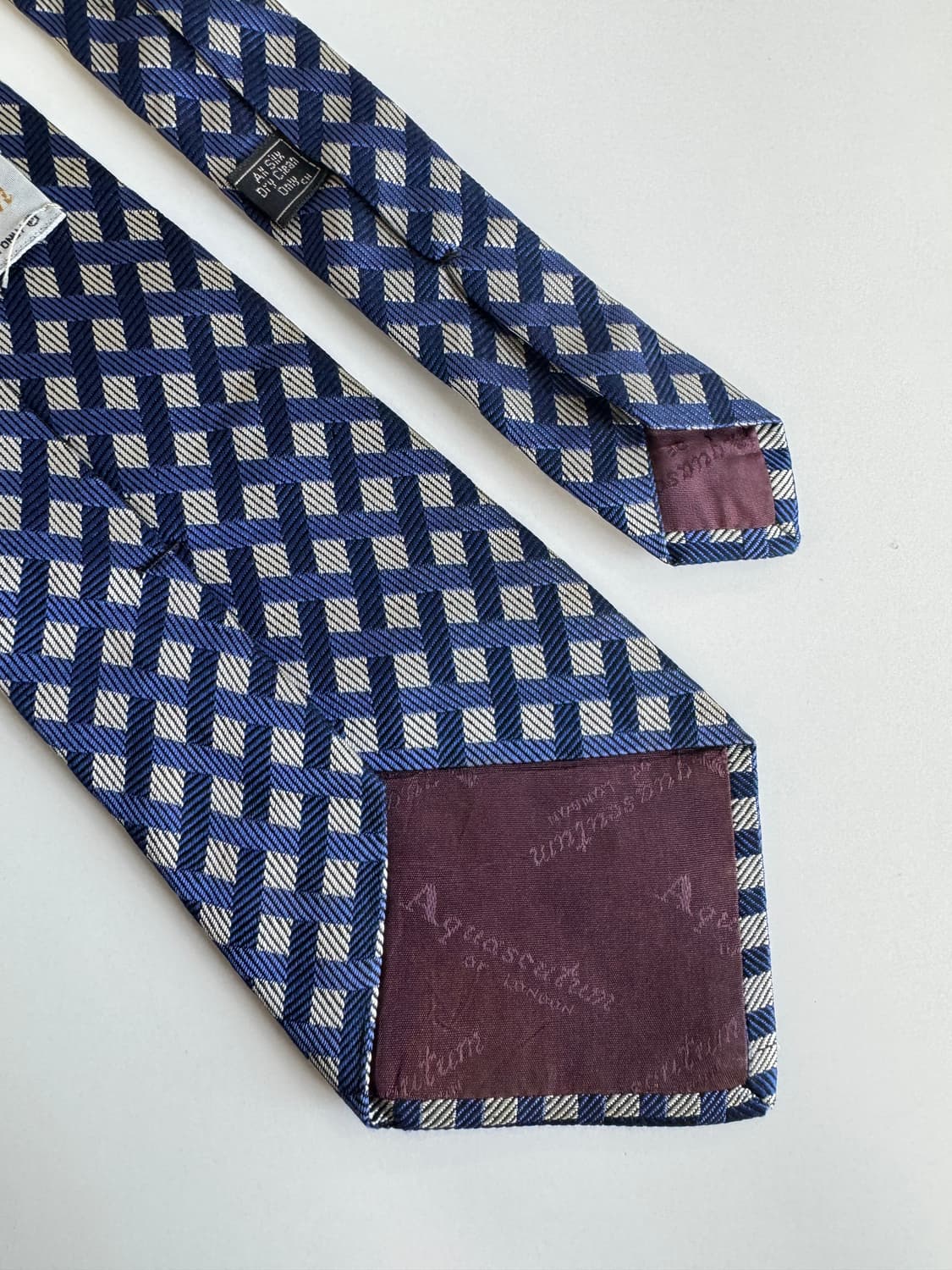 아쿠아스큐텀(Aquascutum) 실크 넥타이 9.3cm 상품이미지5