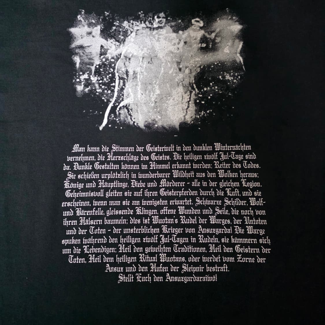 [XL] 90s 버줌 Burzum Hlidksjalf 빈티지 밴드티 상품이미지5