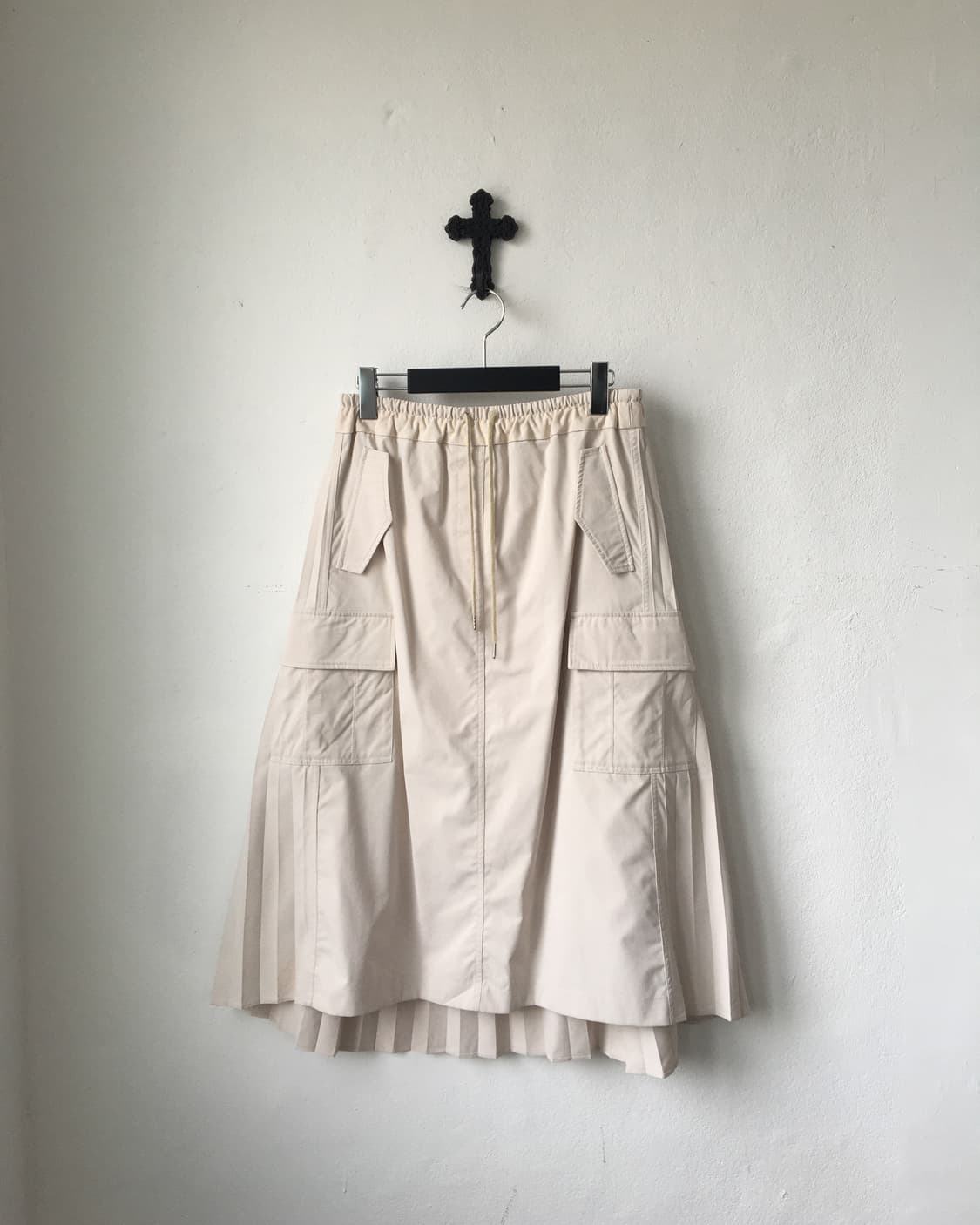 back pleats point cago skirt 상품이미지1
