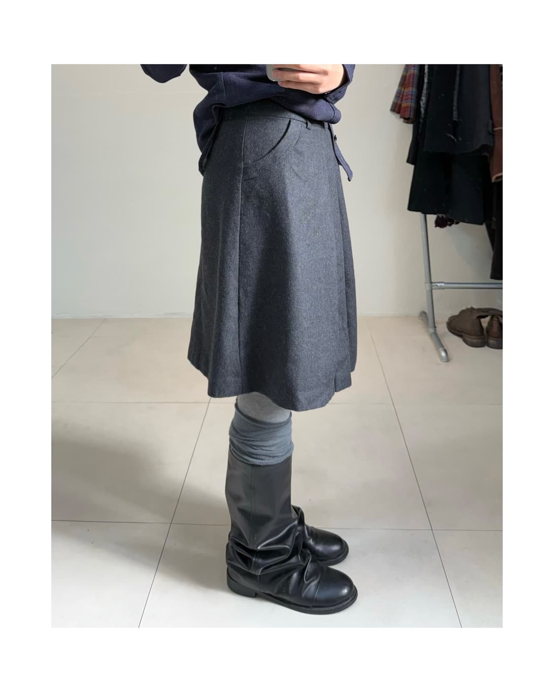 빈티지 미디 스커트 상품이미지6