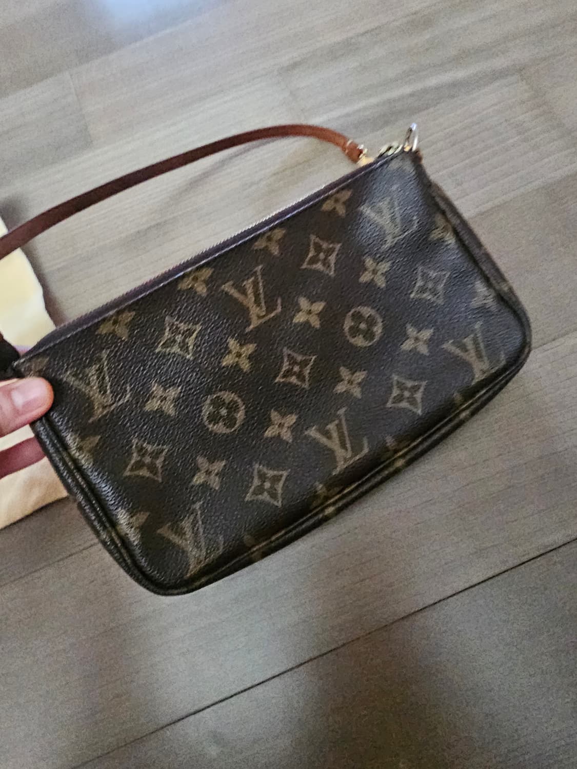 정품) 루이비통 포치 모노그램 파우치백 미니백 가방 (연장고리 포함) 상품이미지2