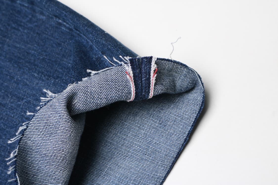 [36] 더블알엘 로우 스트레이트 셀비지 커스텀 데님 반바지 상품이미지3