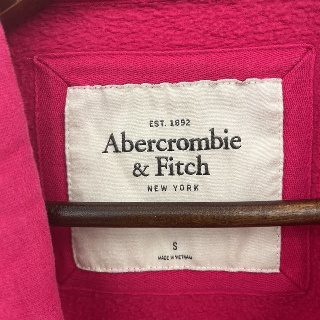 아베크롬비 Y2K 00's 키치 갸루 핫핑크 후드집업 S C09973 상품이미지4