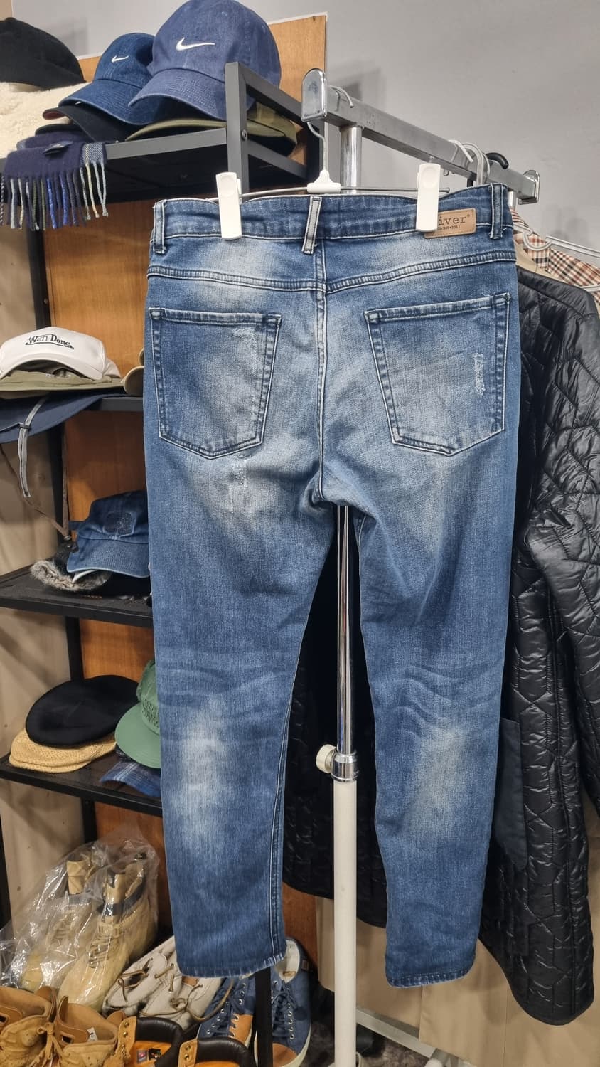 코오롱) 시리즈 파이버 슬림 스판 데님팬츠 30size  컨디션10/8 상품이미지3