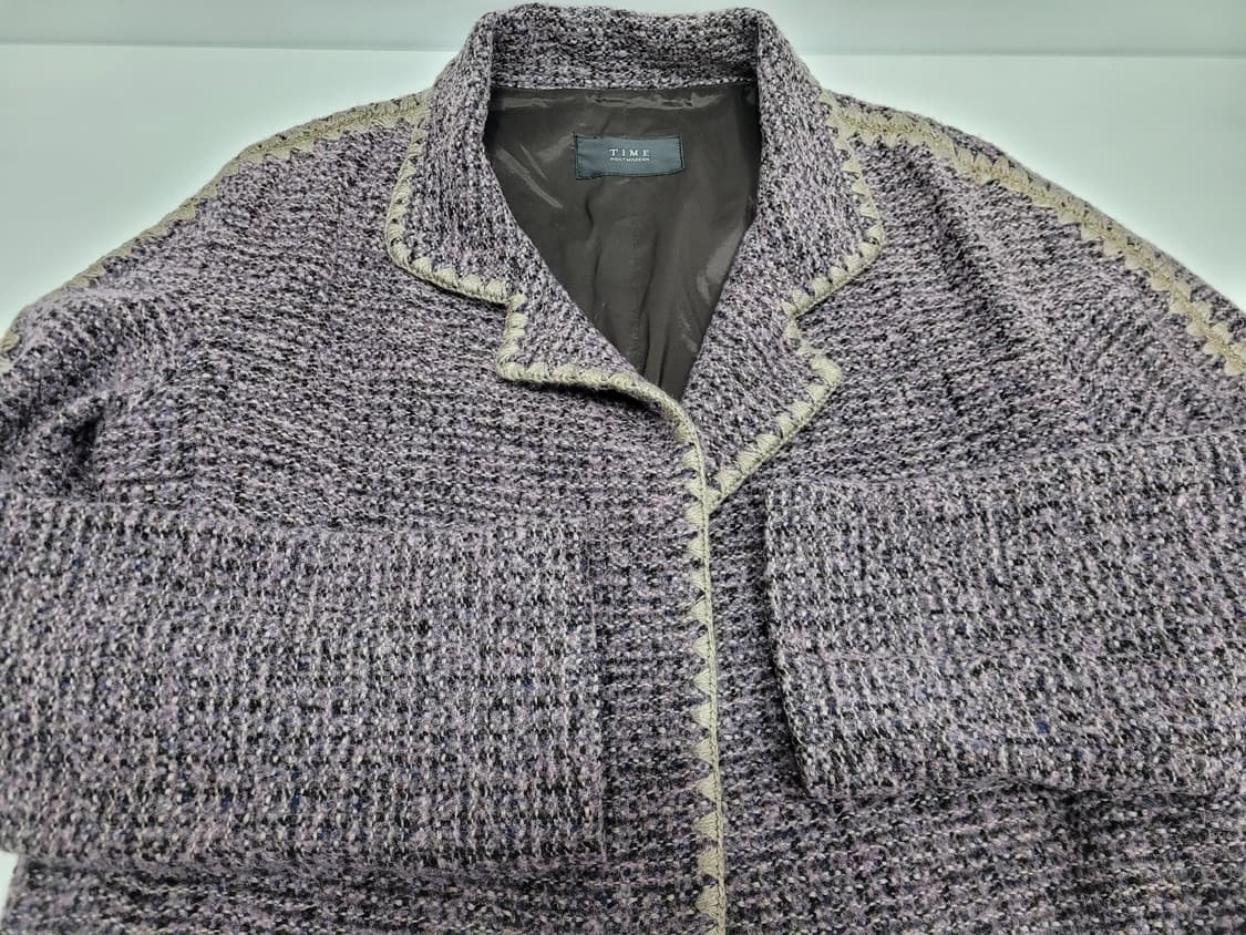 TIME 한섬 타임 트위드 오픈 코트 가디건 / 여 82-94-160
 상품이미지3