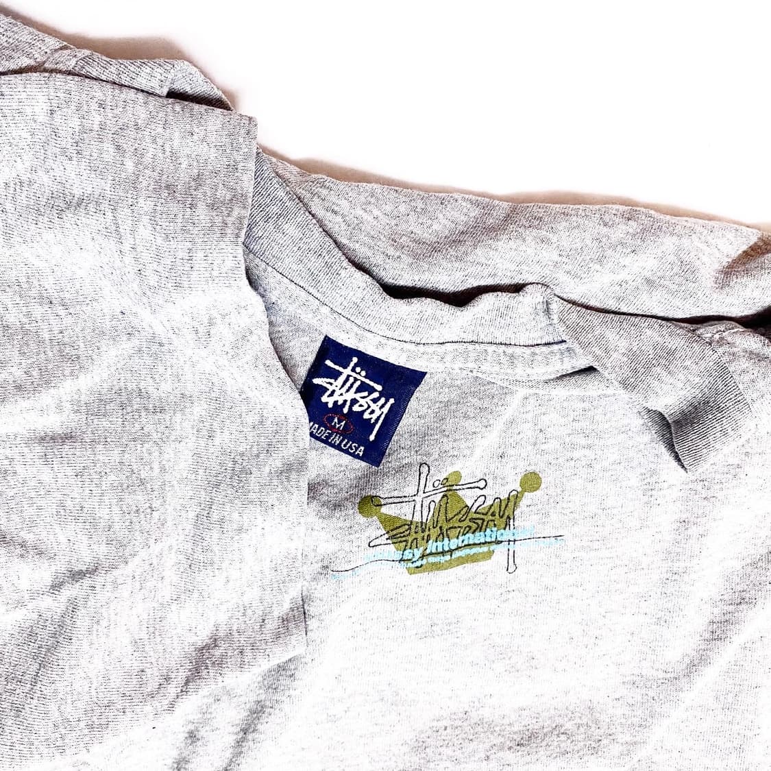 스투시 - 90s 인터네셔널 크라운 티셔츠 상품이미지3